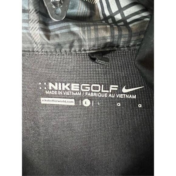 Nike Dri Fit Golf Mens Black Jacket Size L - Picture 2 of 4